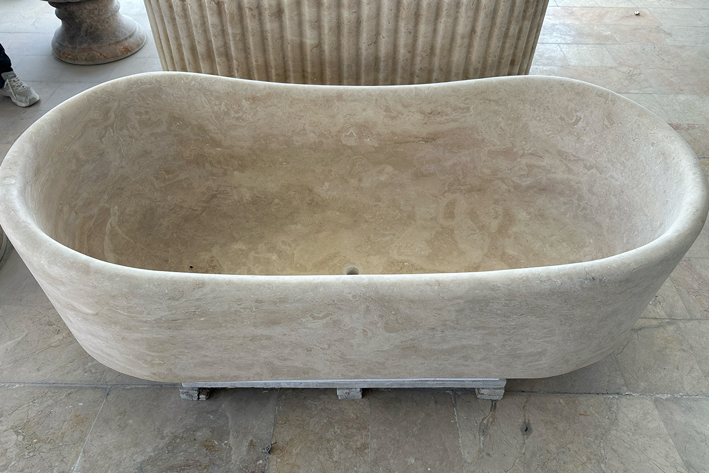Travertine Bathtub